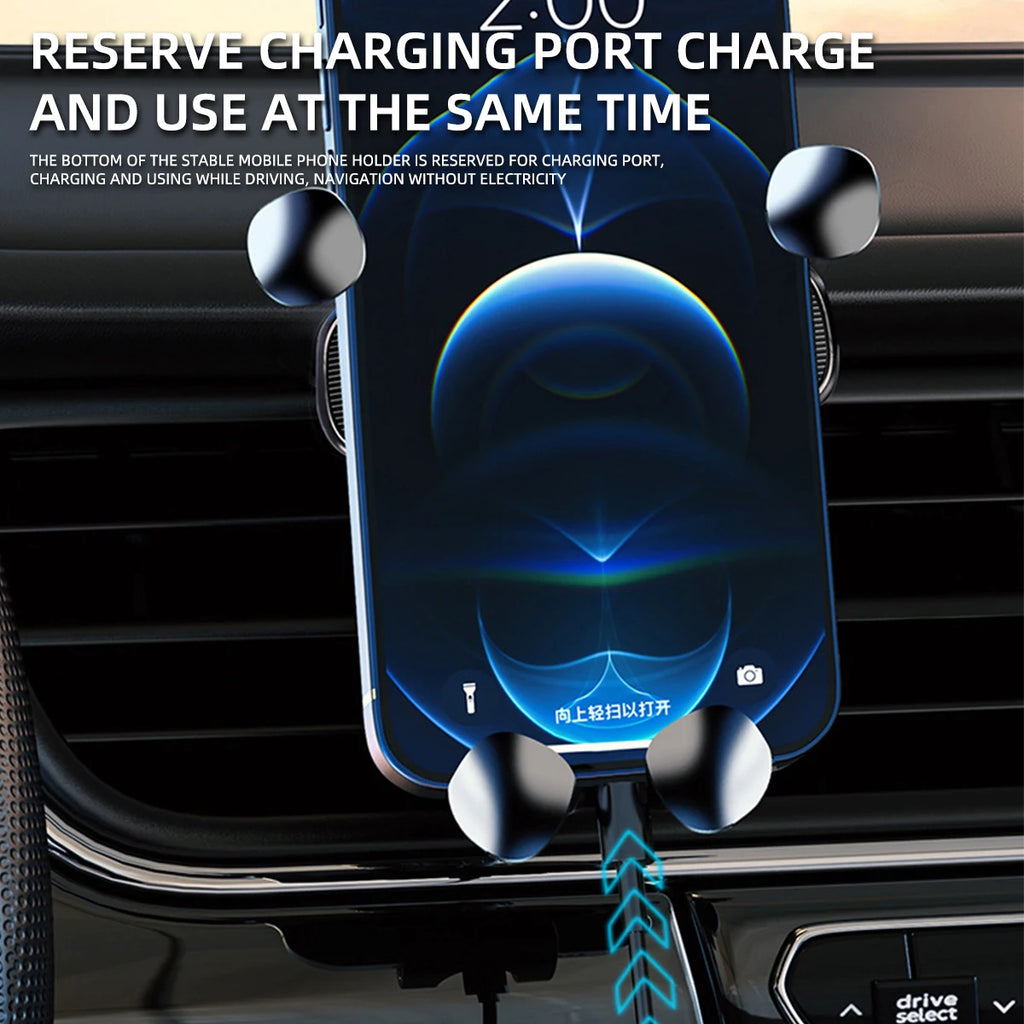 Magnetic Car Phone Holder for 4.7-7 Inch Support Mobile Phone Car Air Vent Mount Universal Shockproof GPS Clip Smartphone Stand