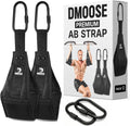 Hanging Ab Straps for Pull up Bar & Abdominal Muscle Building, Rip Resistant and Padded Arm Support for Ab Workout, Ab Sling Straps for Knee and Leg Raises, Pull up Straps for Men and Women